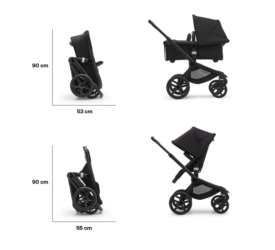 Black bugaboo fox sales